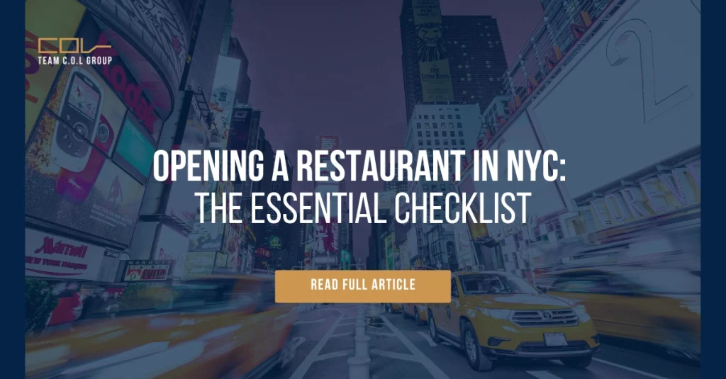Opening a Restaurant in NYC_ The Essential Checklist