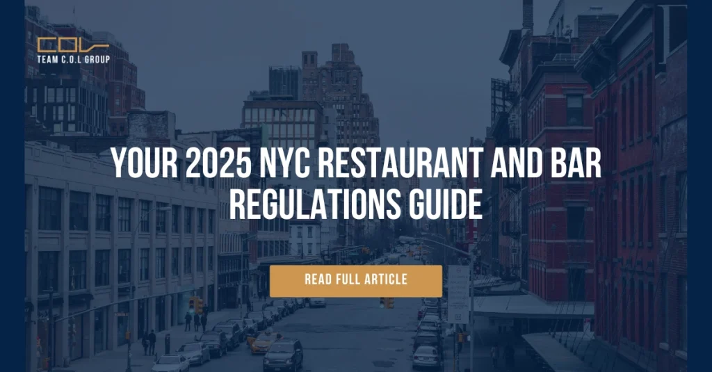 Your 2025 NYC Restaurant and Bar Regulations Guide