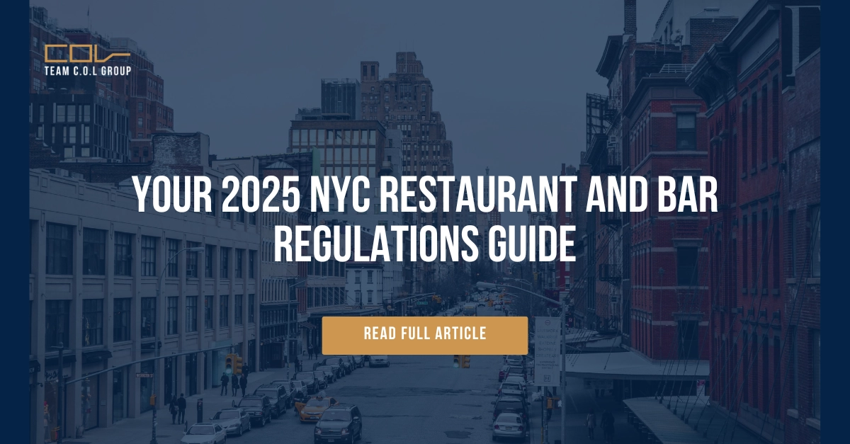 Your 2025 NYC Restaurant and Bar Regulations Guide