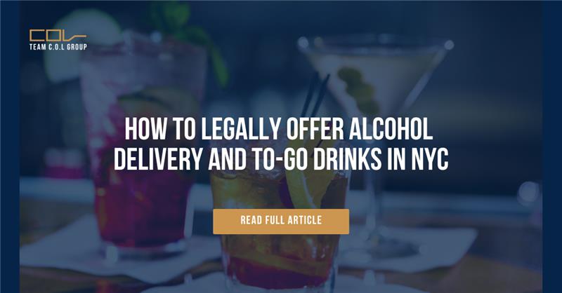 How to Legally Offer Alcohol Delivery and To-Go Drinks in NYC
