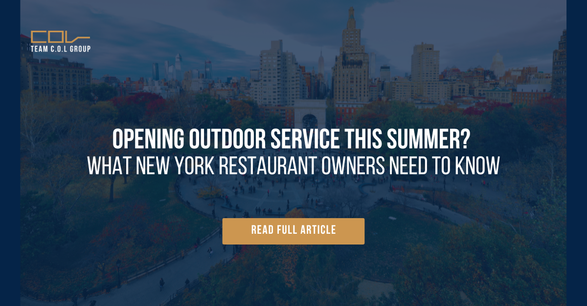 Opening Outdoor Service This Summer