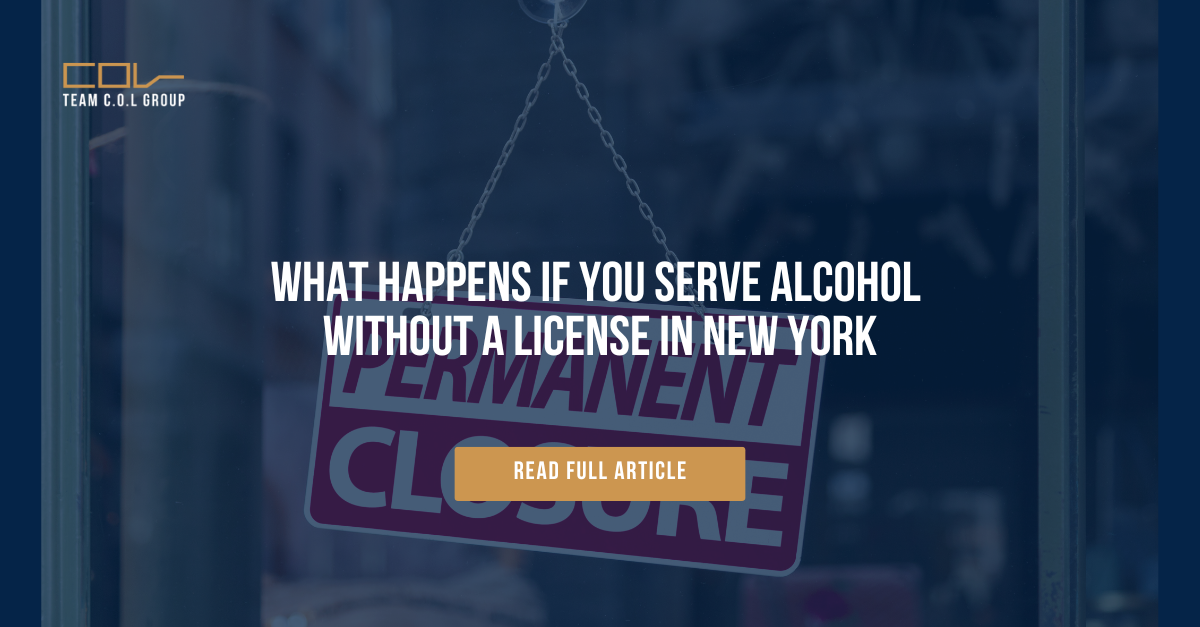 What Happens If You Serve Alcohol Without a License in New York